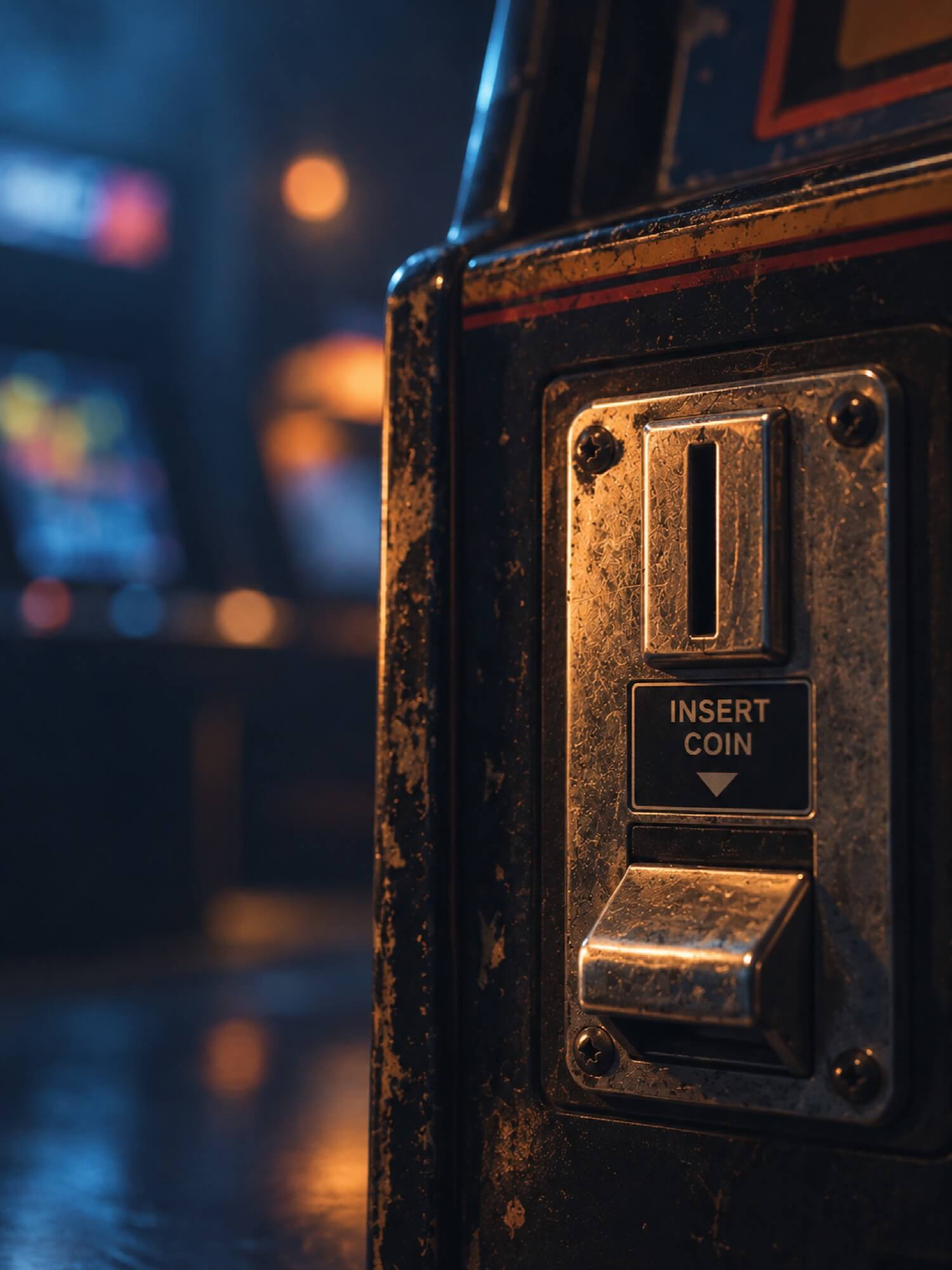 Gettoniera arcade vintage