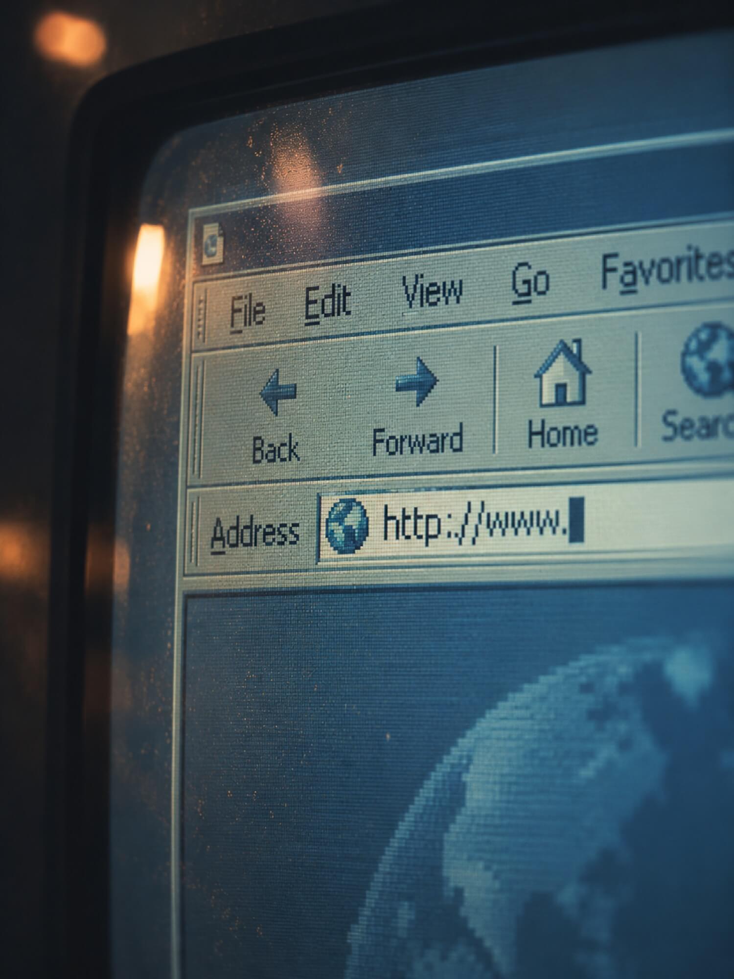 Browser Internet vintage